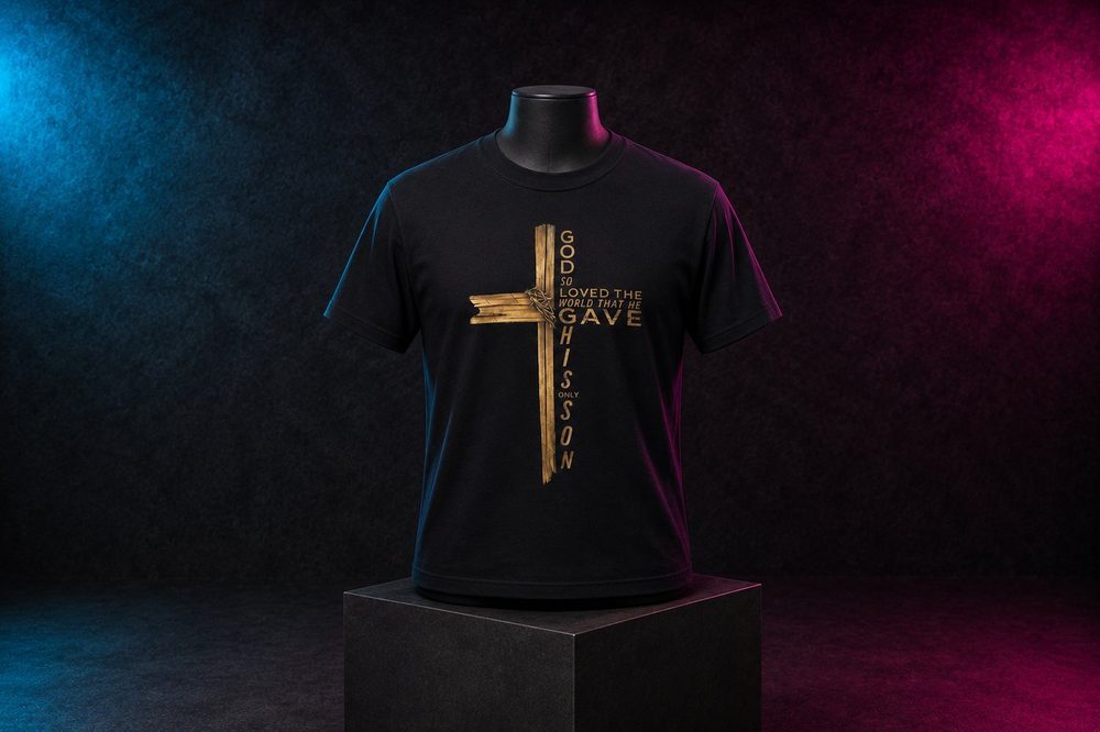 Custom charity apparel donated to a local church, Roxbury NJ community giving initiative