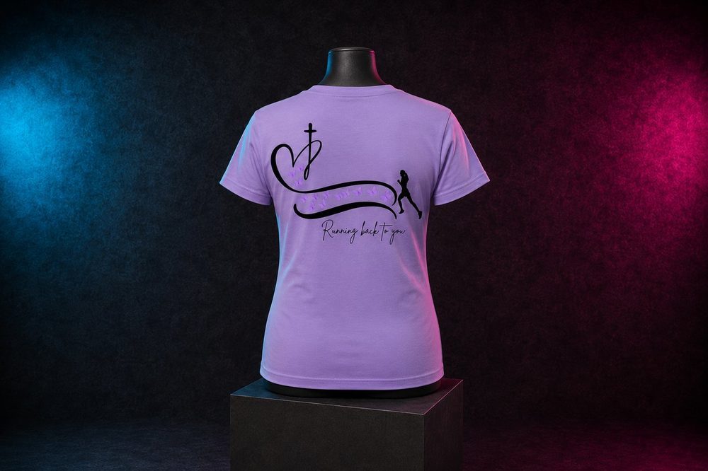 Charity apparel made for a community remembrance event, hospice and family support NJ